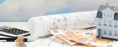 Symbolbild für die Wertsteigerung bei Sanierung eines Gebäudes