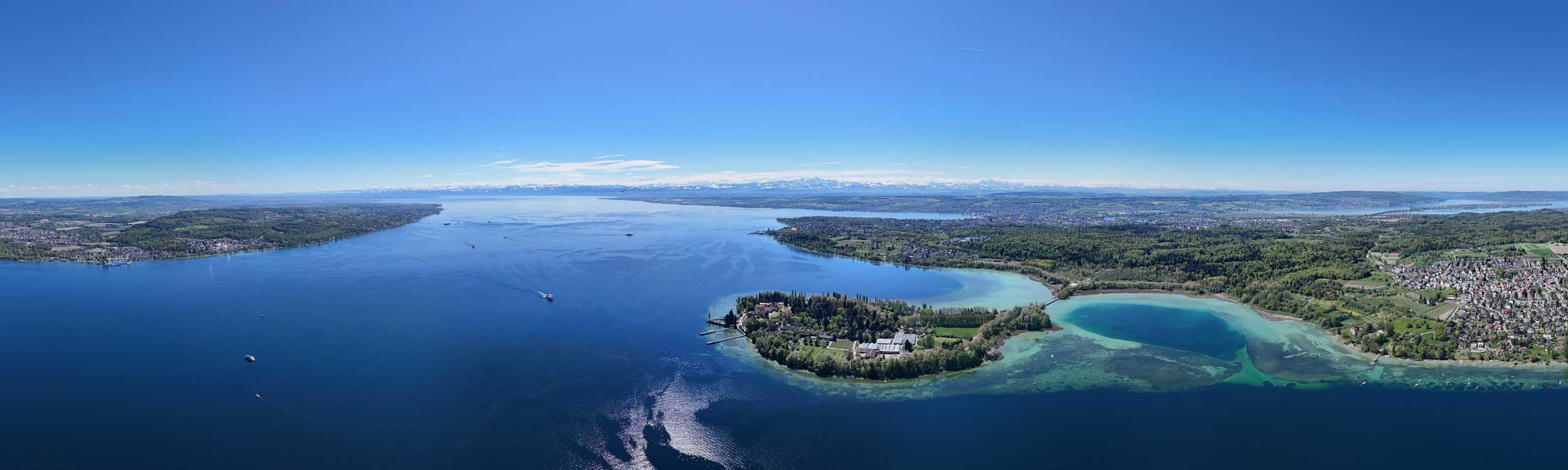 Luftaufnahme vom Bodensee